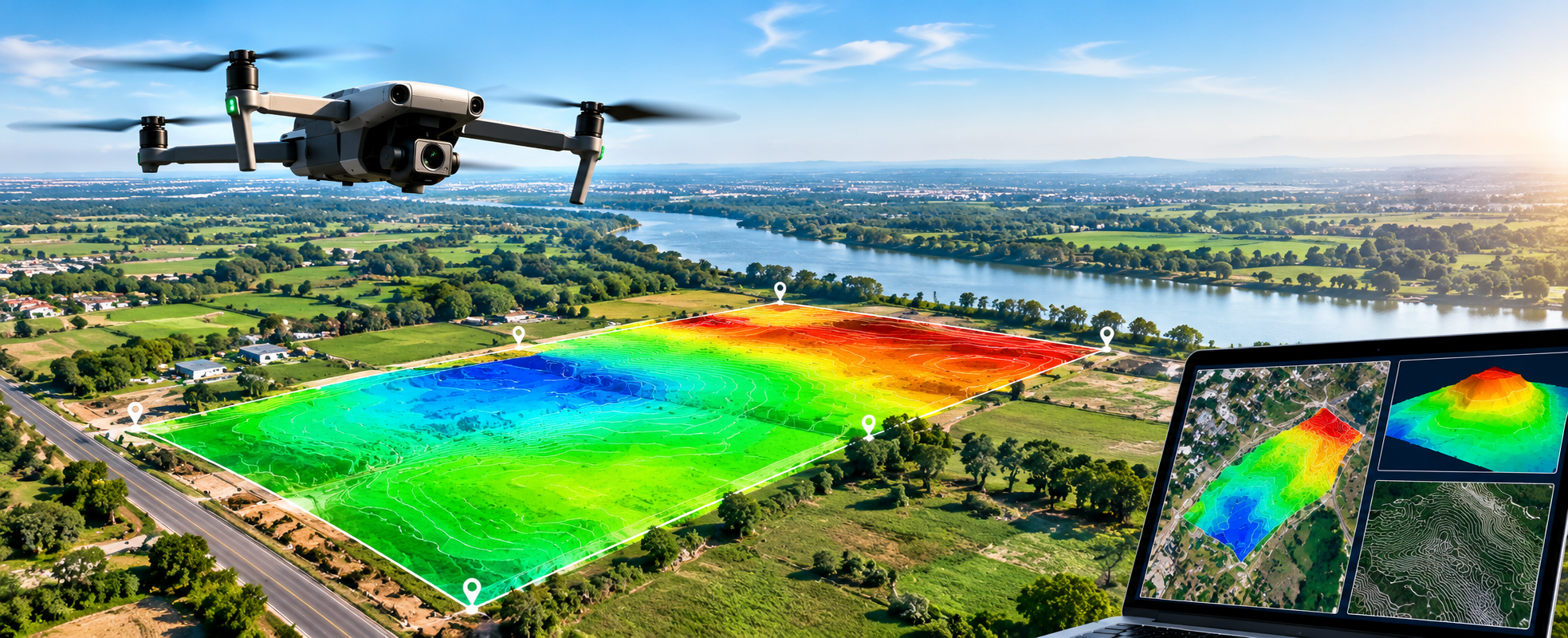 Drone aerial photography