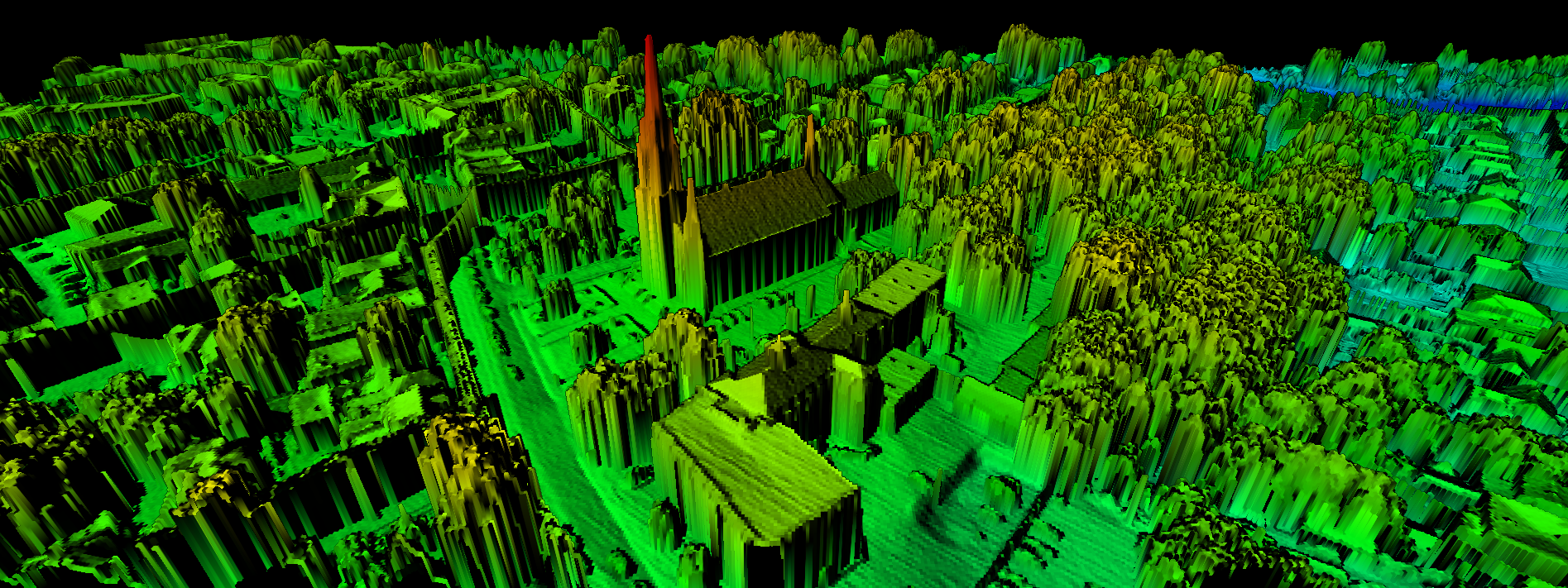 Buildings and infrastructure for surface mapping