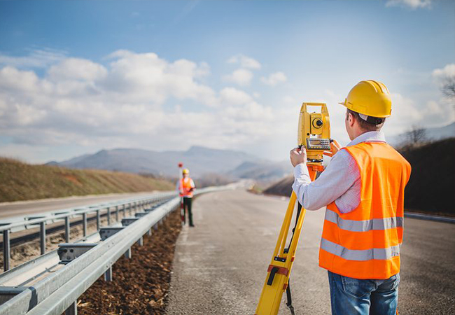 Land survey and engineering work